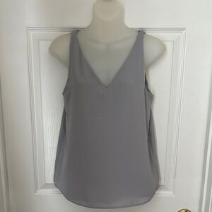 Express Gray Sleeveless Tank Top